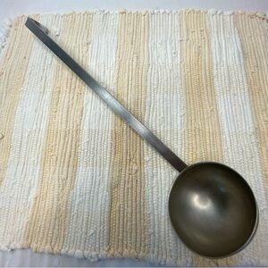 VTG LEURS STAINLESS WARE CO OF AMERICA 1927 LADLE 15" KITCHEN HEAVY DUTY USA